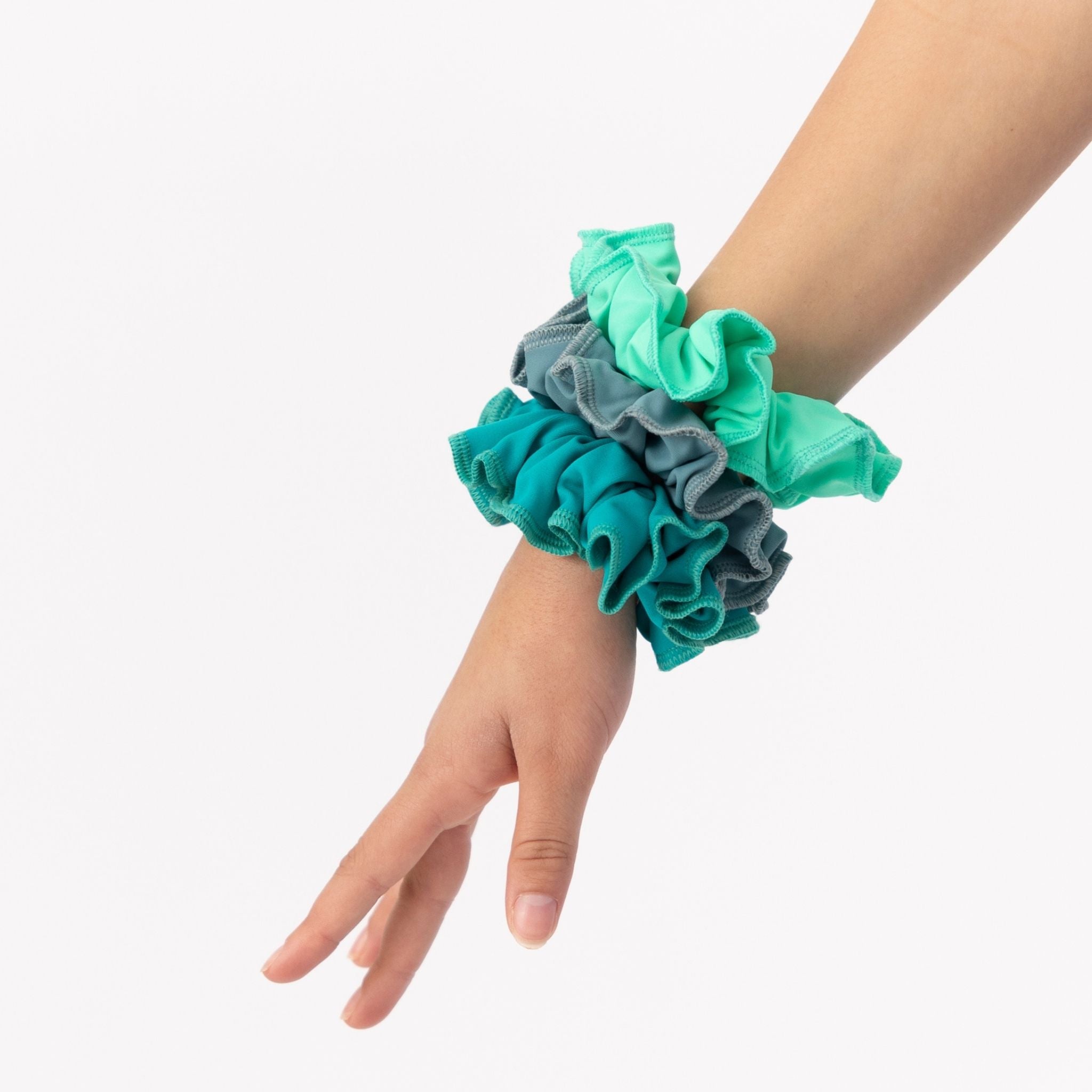 Green Scrunchies