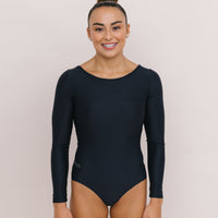 Black Long Sleeve Leotard