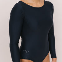 Black Long Sleeve Leotard