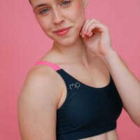 Black Step Out Top