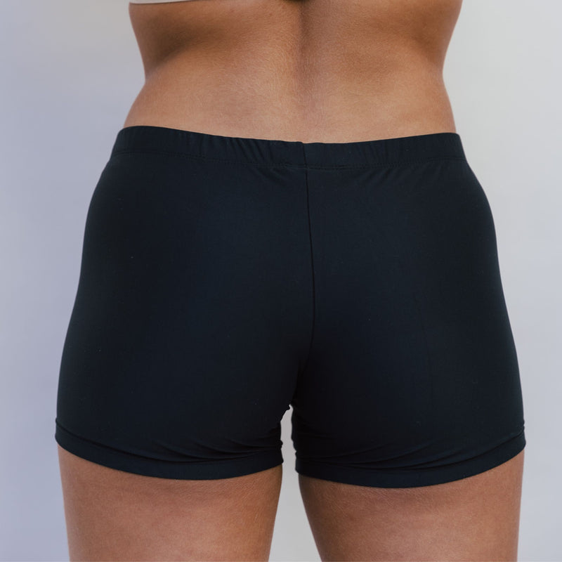 Black Twist Shorts