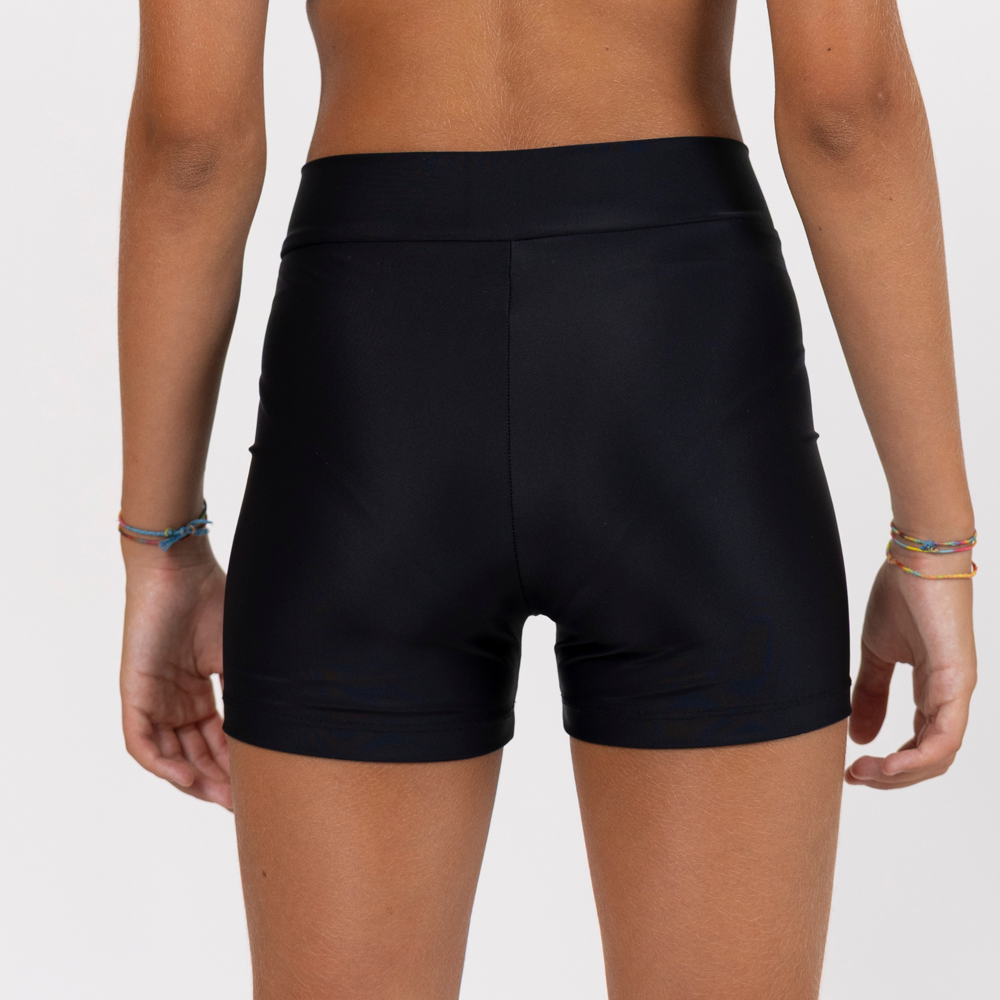 Black Cross-Waist Shorts | Active Practice