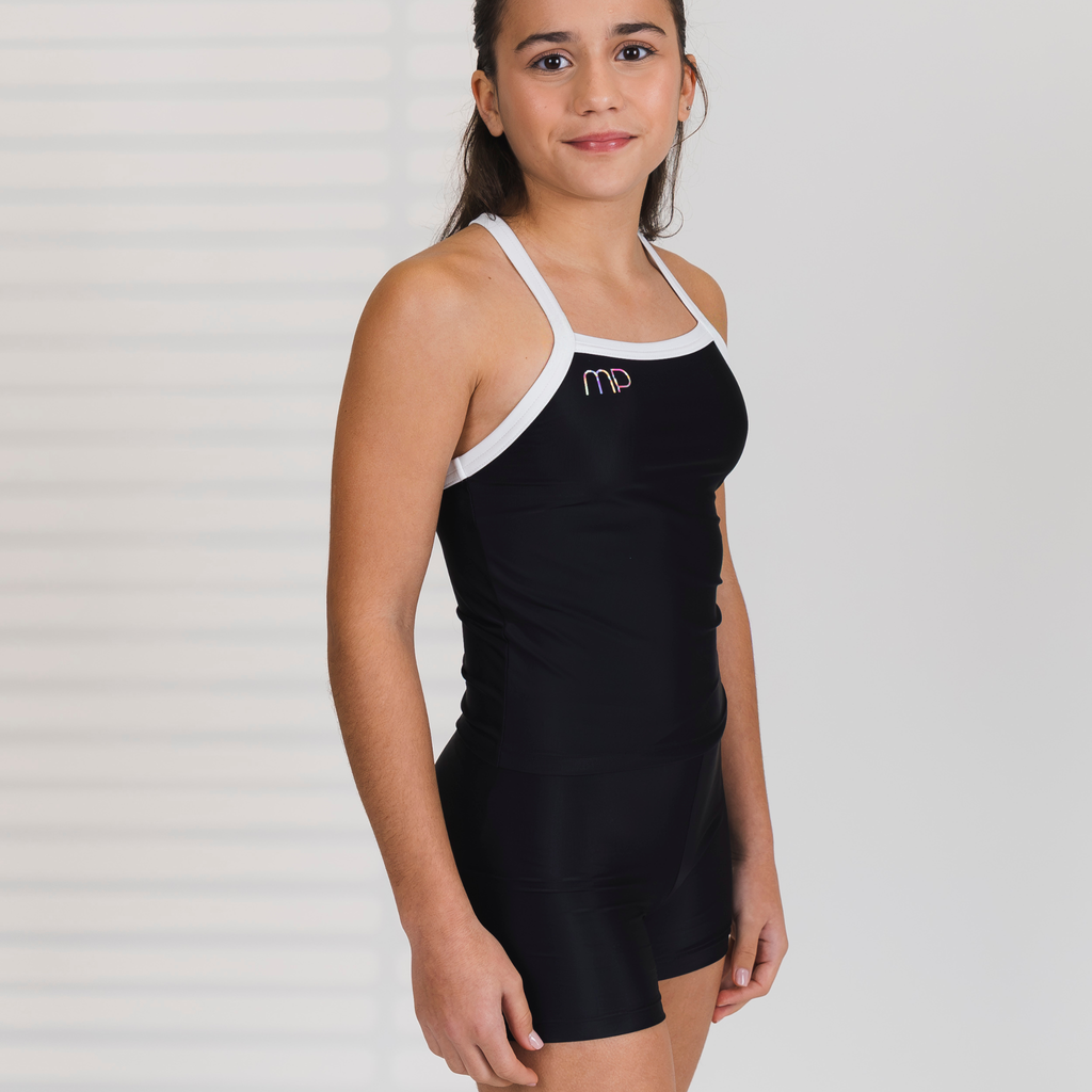 Black X-Back Long Top | Practice and Progress