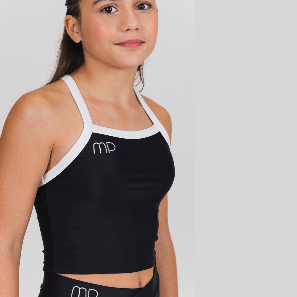 Black X-Back Top | Practice and Endurance