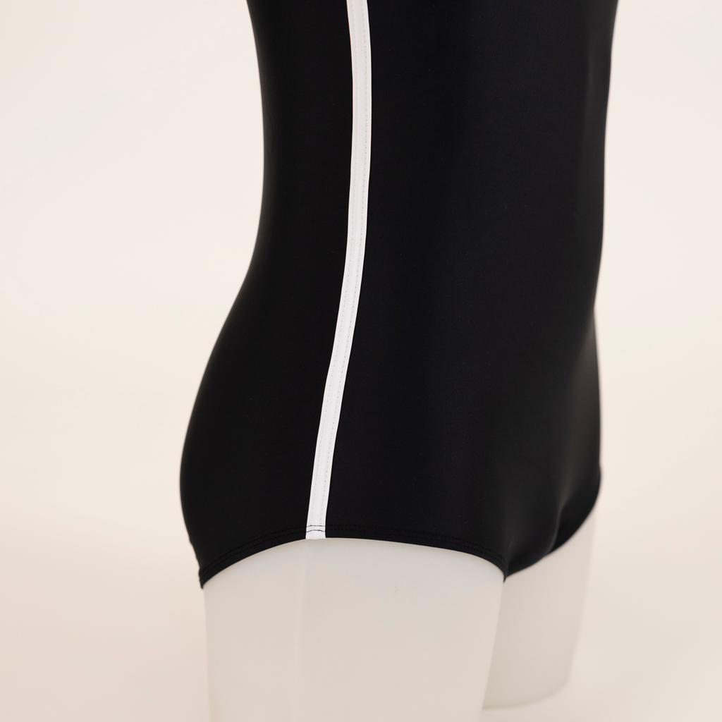 Black and White Boy Boy Leotard | Gymnastics Practice