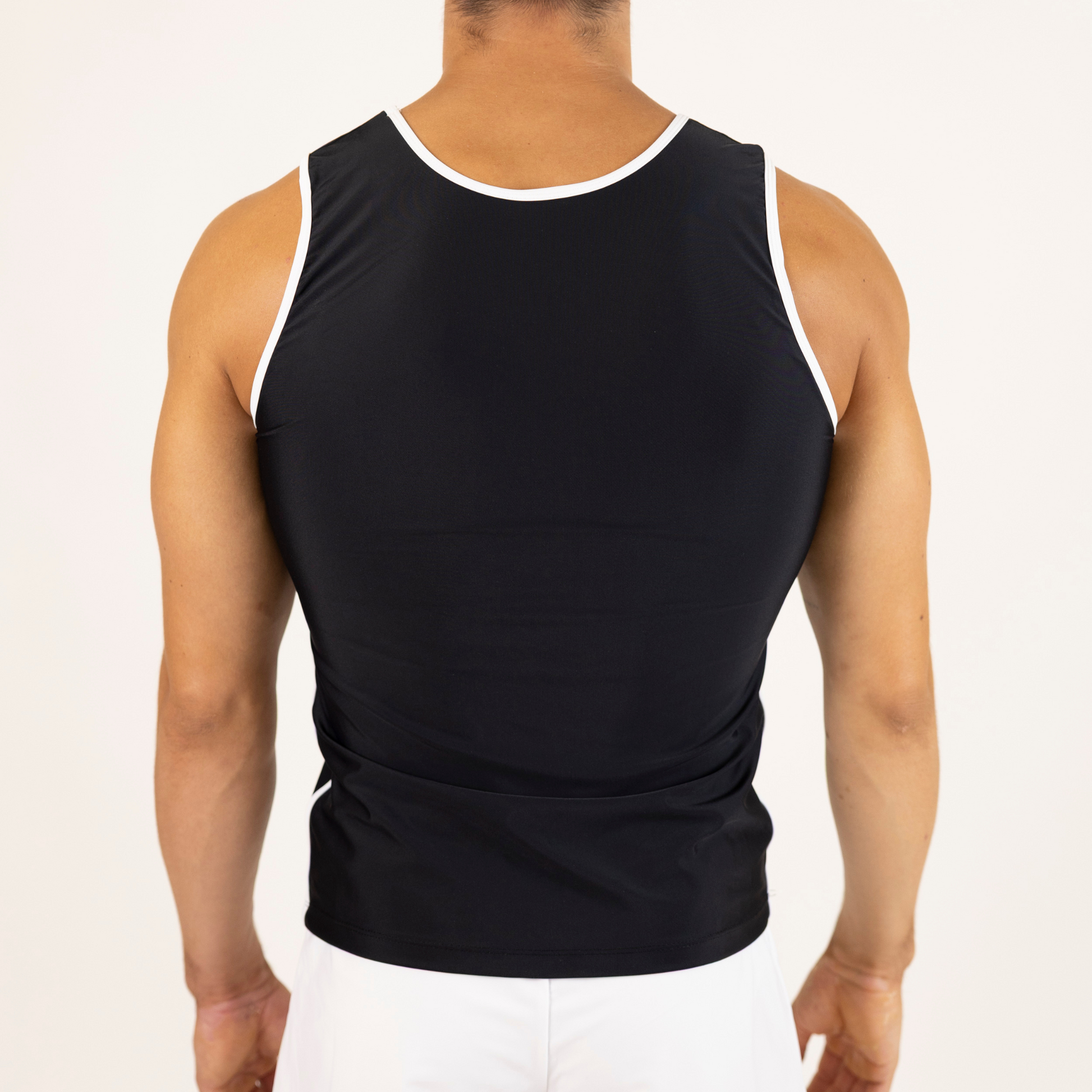 Black and White Boy Tank Top | Gymnastics Practice