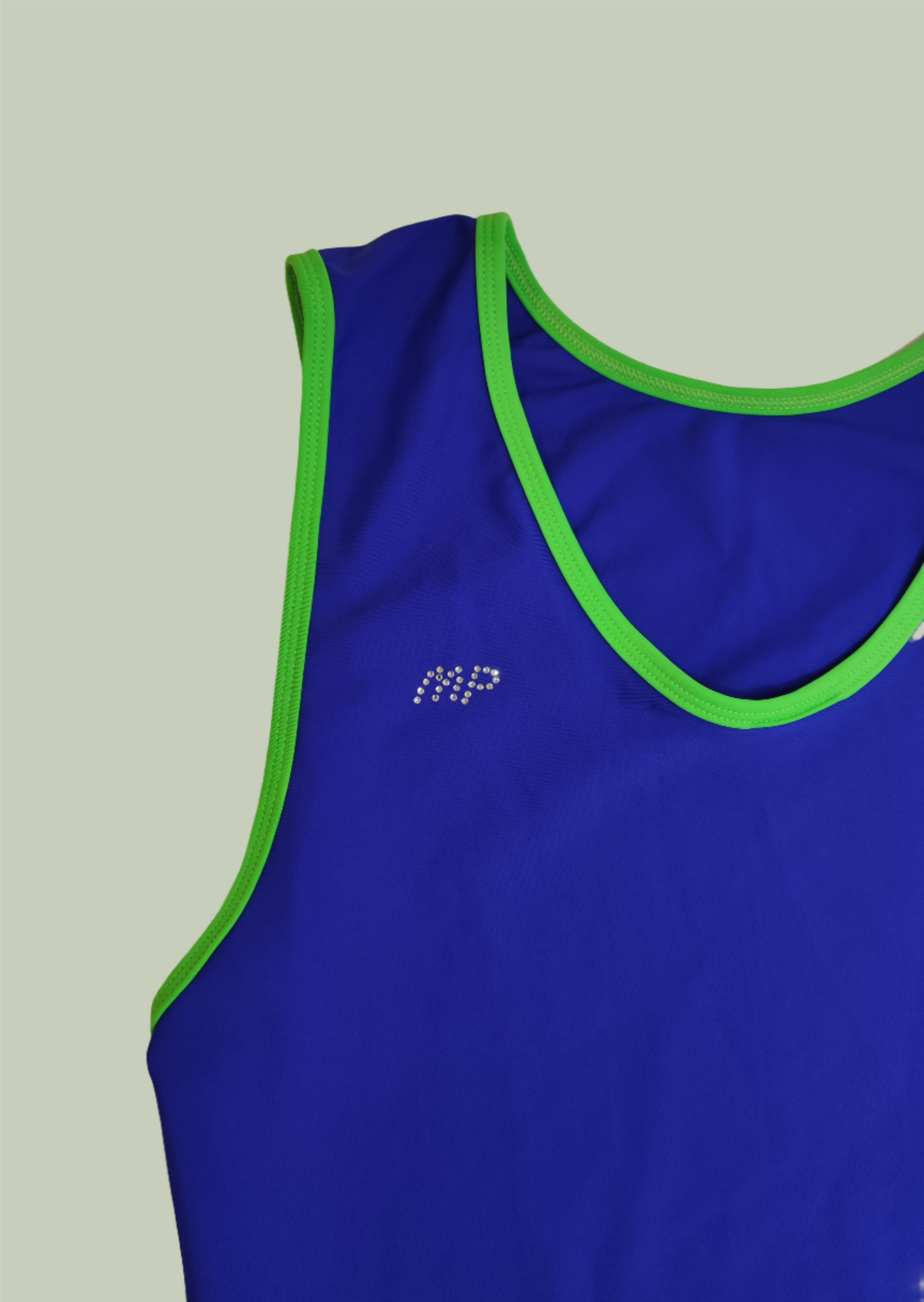 Blue and Green Aerial Leotard