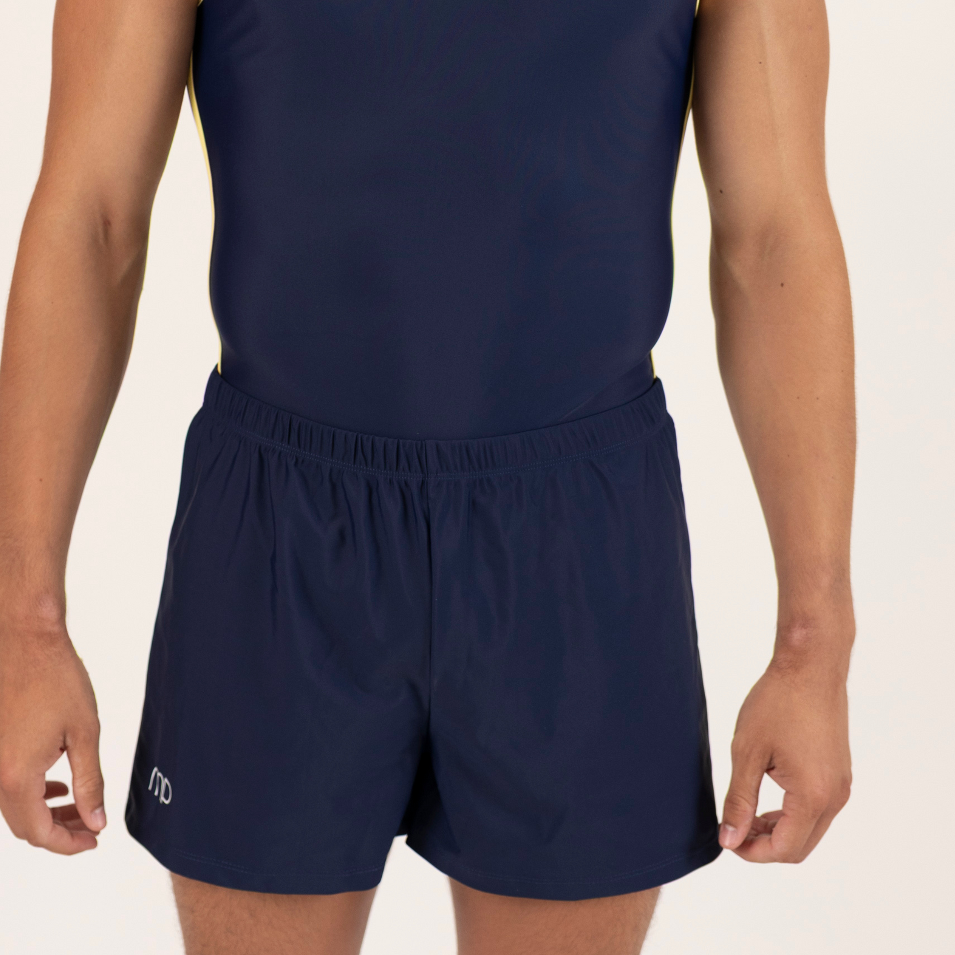 Dark Blue Gymnastics Boy Shorts | Practice Wear for Free Movement