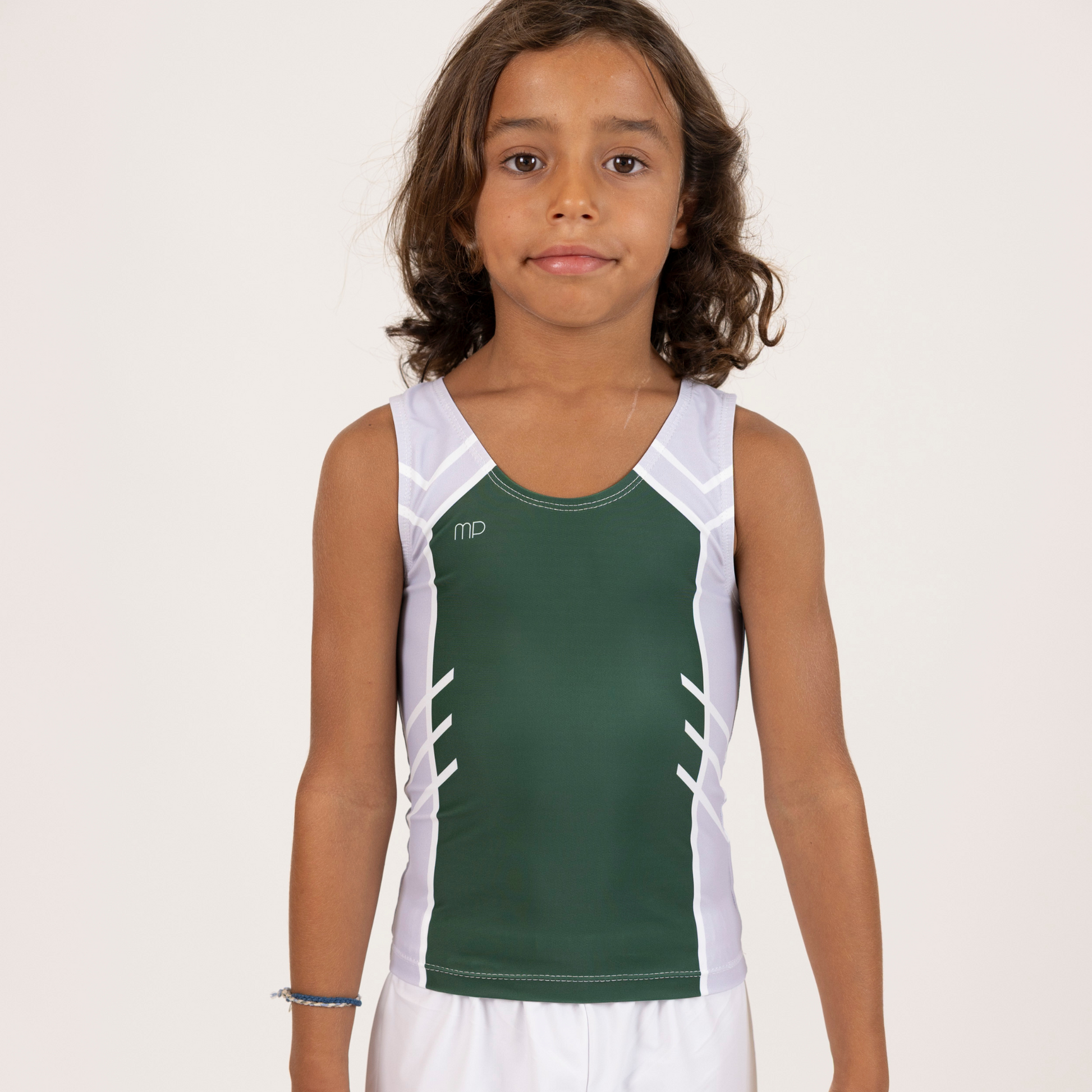 Green and Grey Arrow Boy Tank Top | Gymnastics Practice