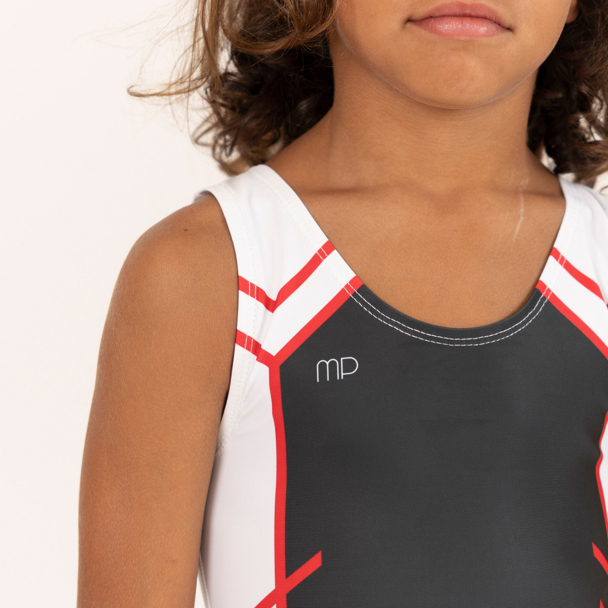 Grey and Red Arrow Boy Tank Top | Gymnastics Practice