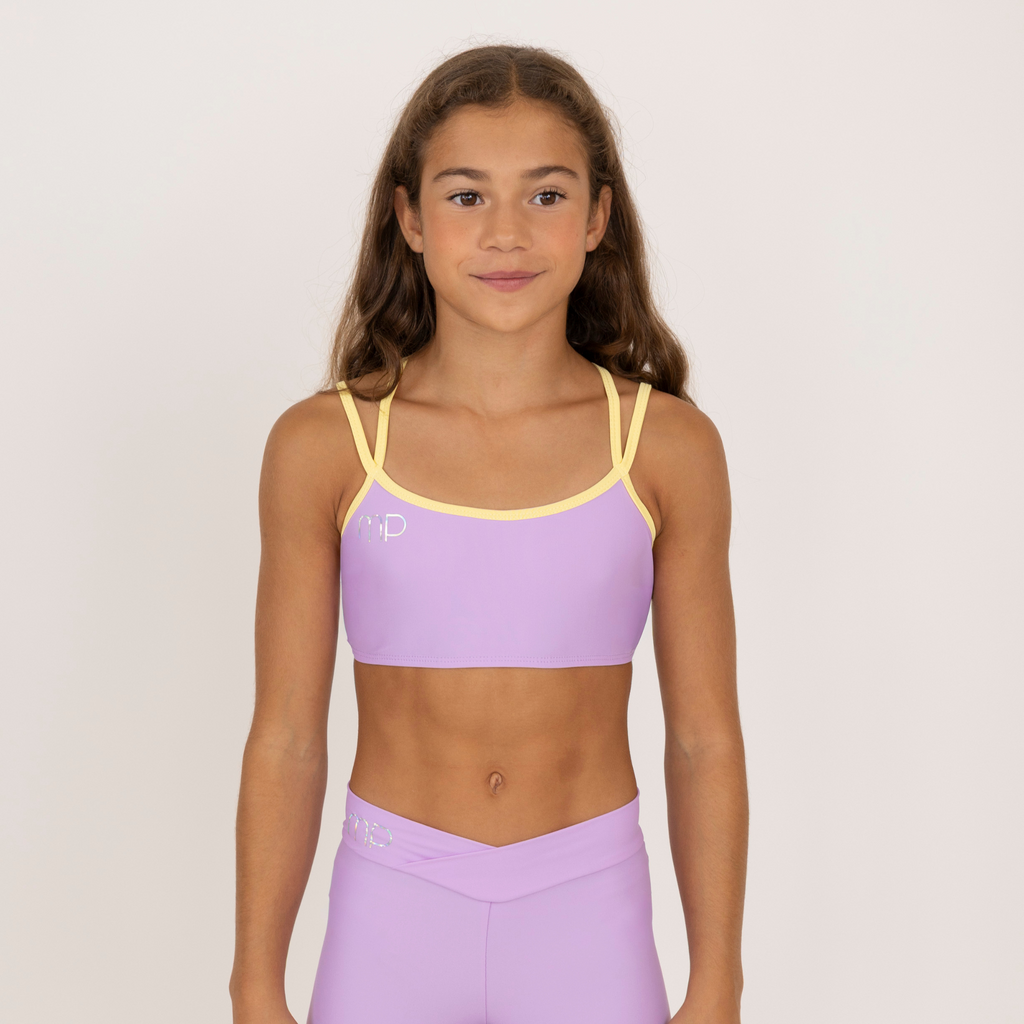 Lavender Gymnastics Crop Top | Halloween Edition
