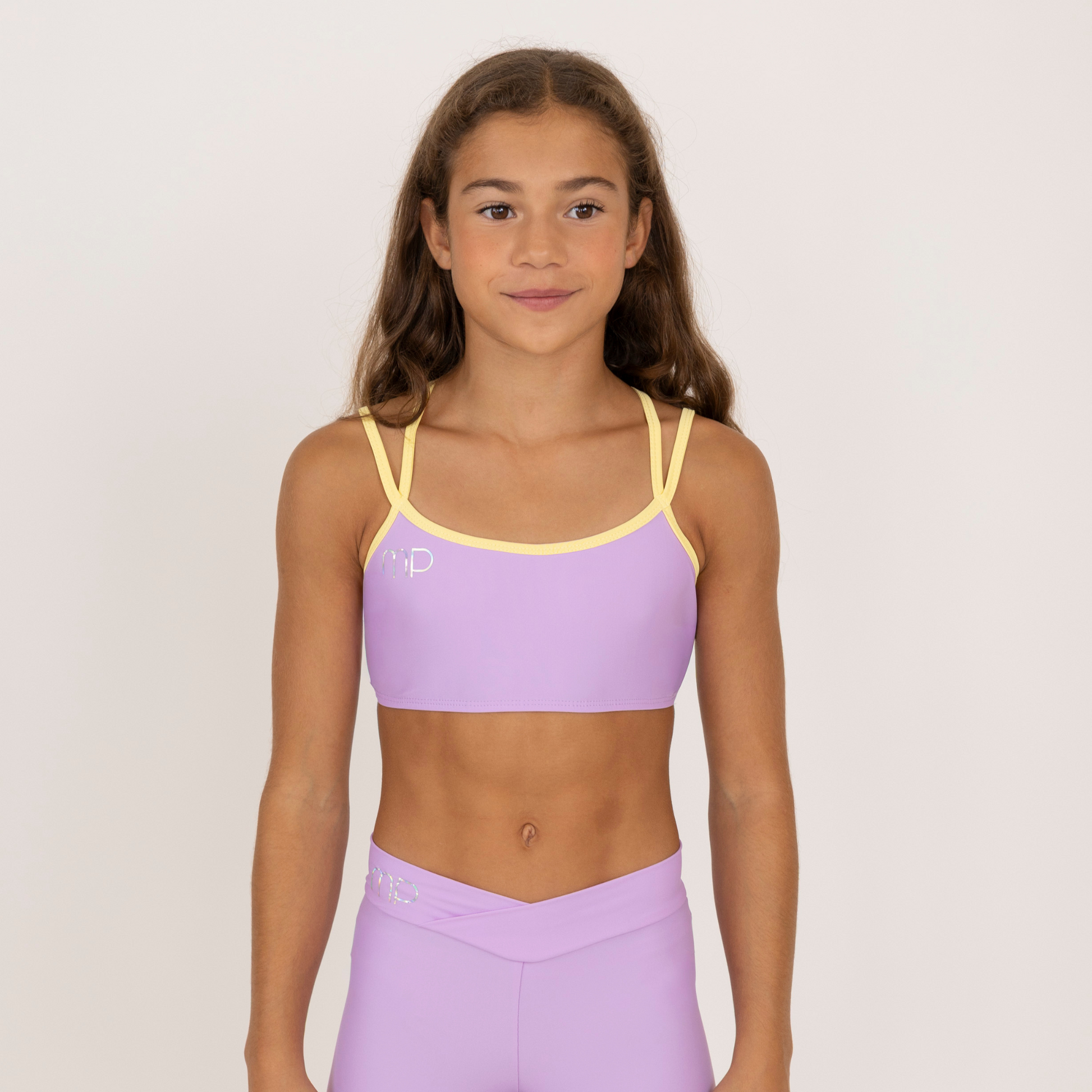 Lavender Gymnastics Crop Top | Halloween Edition