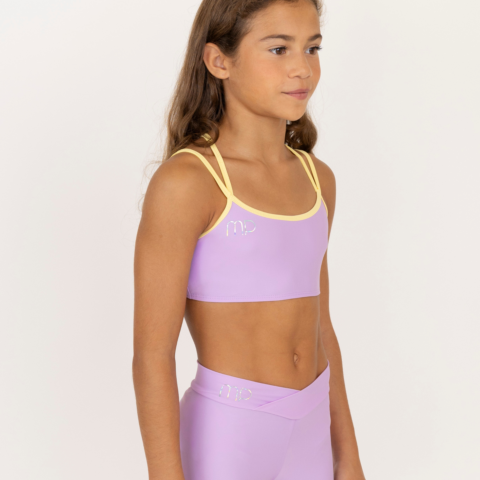 Lavender Gymnastics Crop Top | Halloween Edition