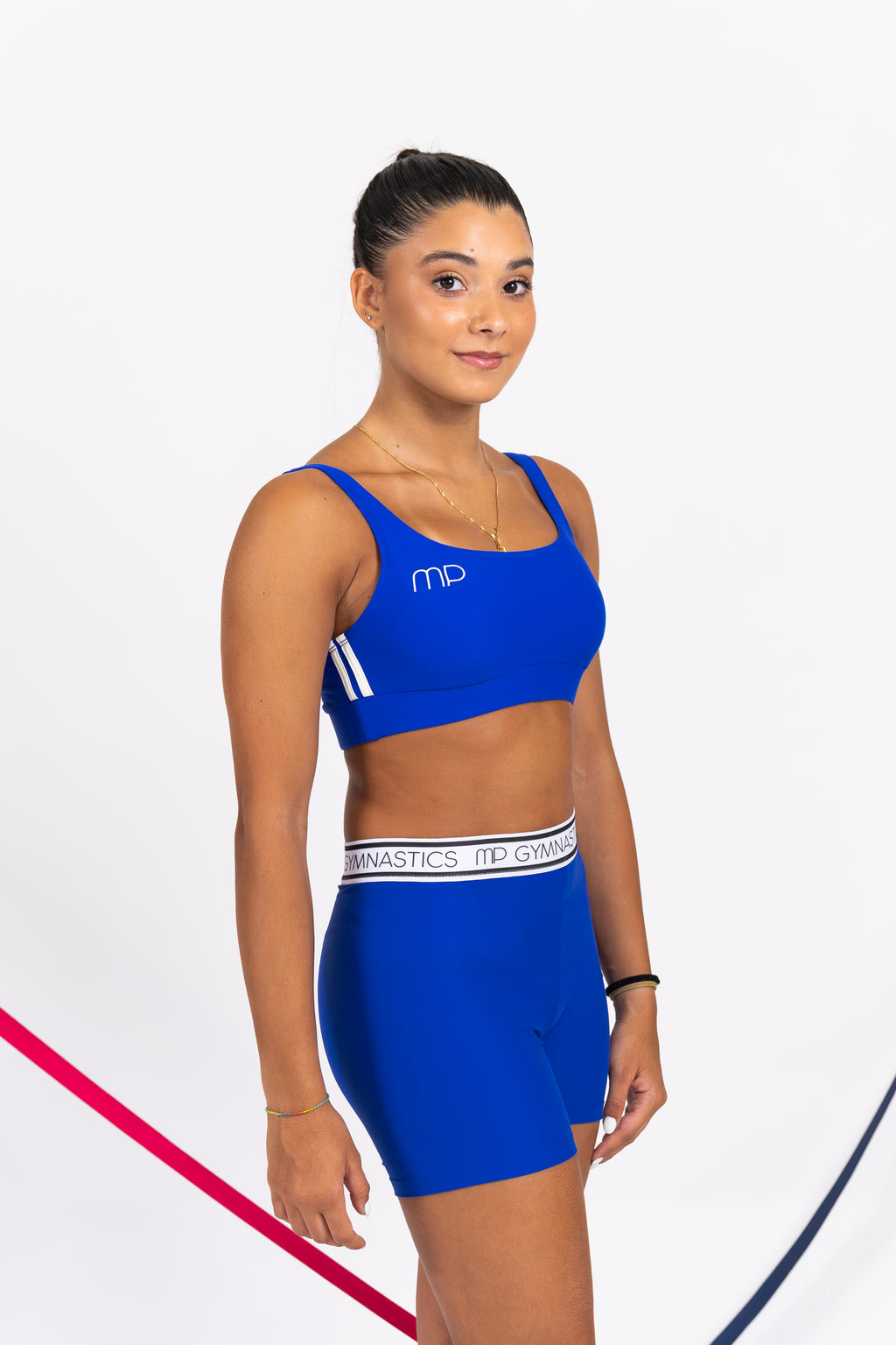 Blue and White Stripe Top