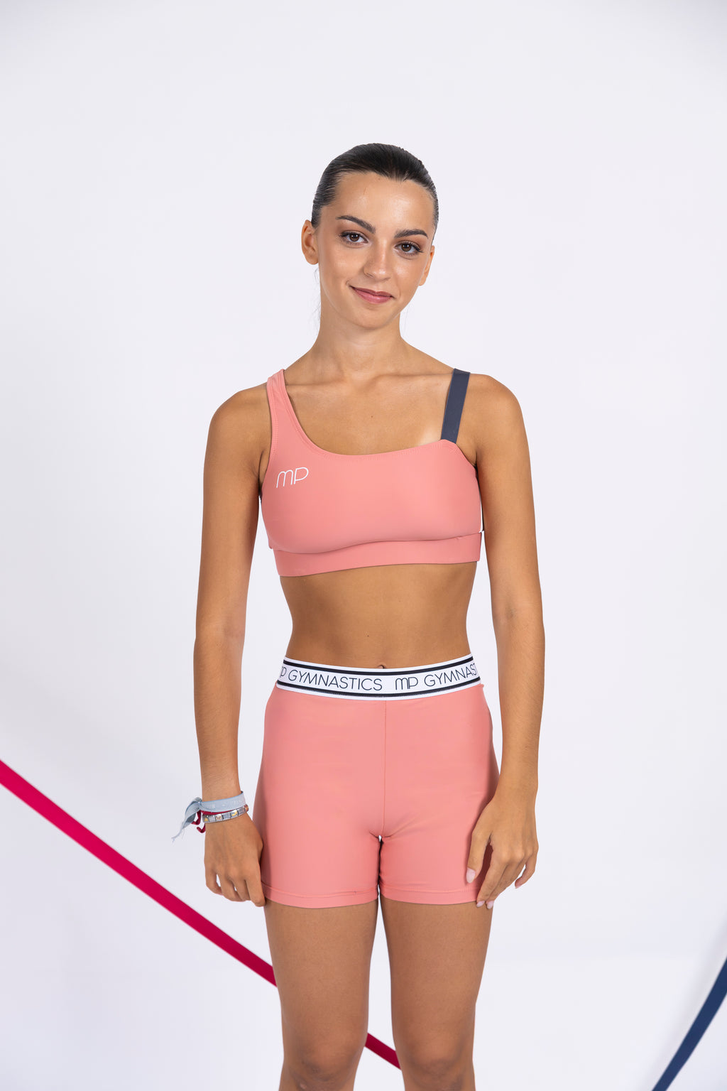 Pink Practice Mid-Length Shorts