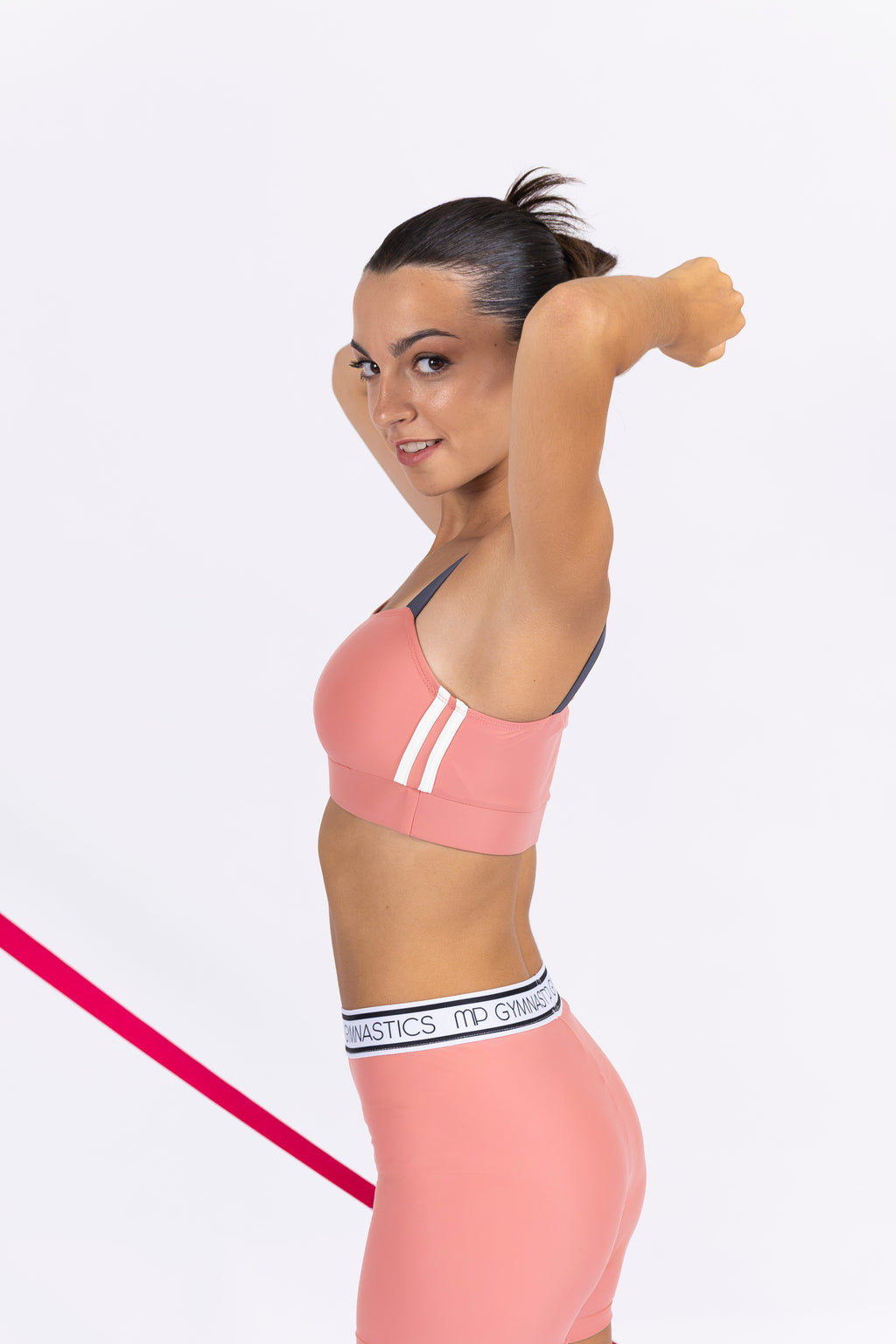 Dusty Rose One Shoulder Top