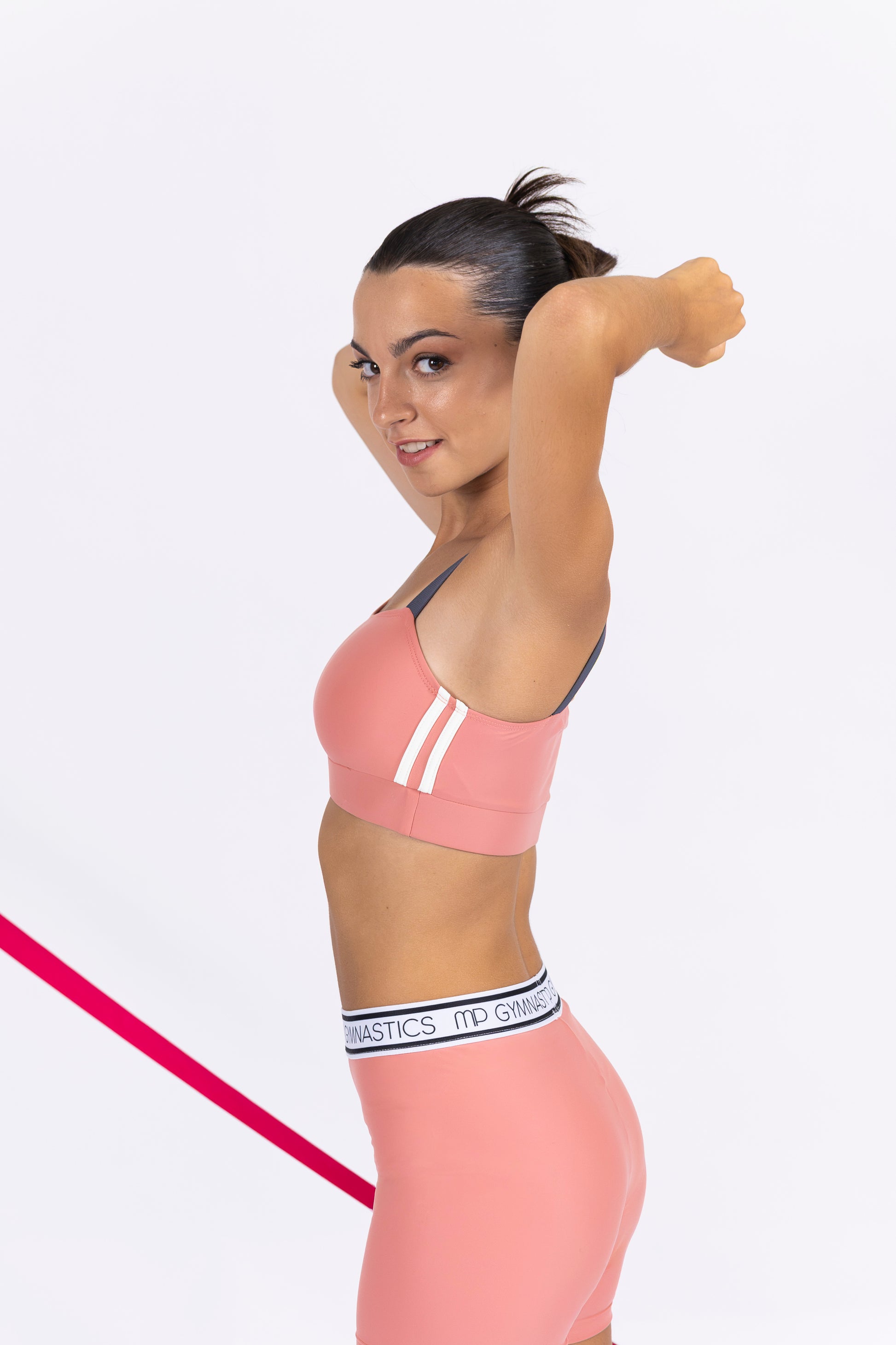 Dusty Rose One Shoulder Top