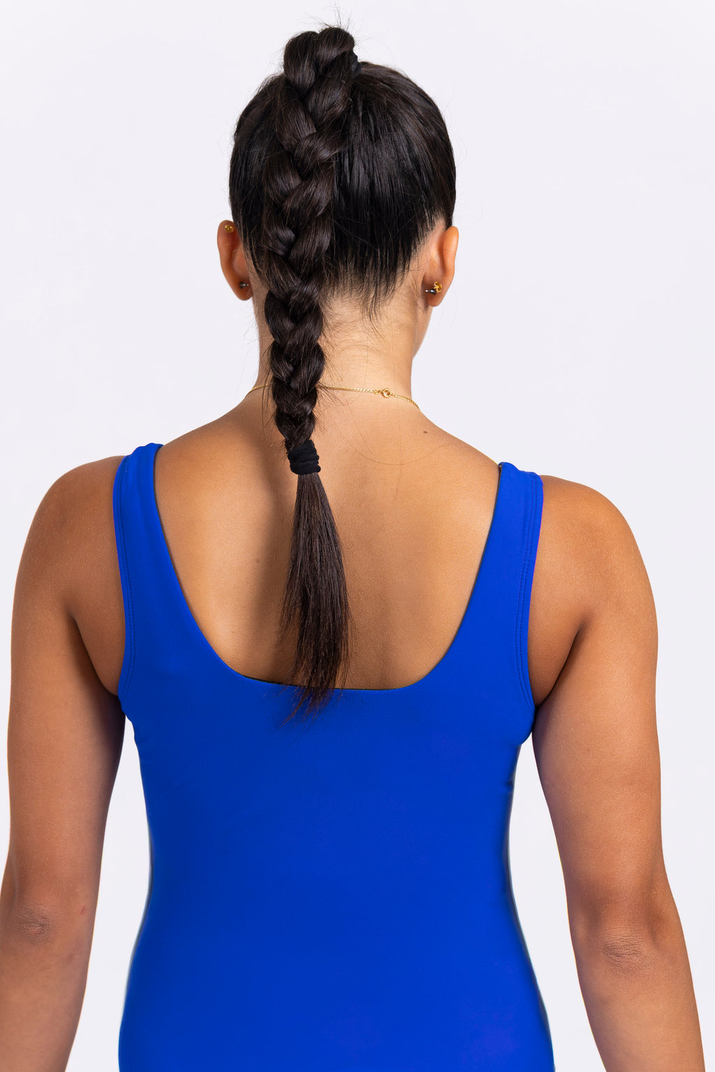 Blue and White Stripe Leotard