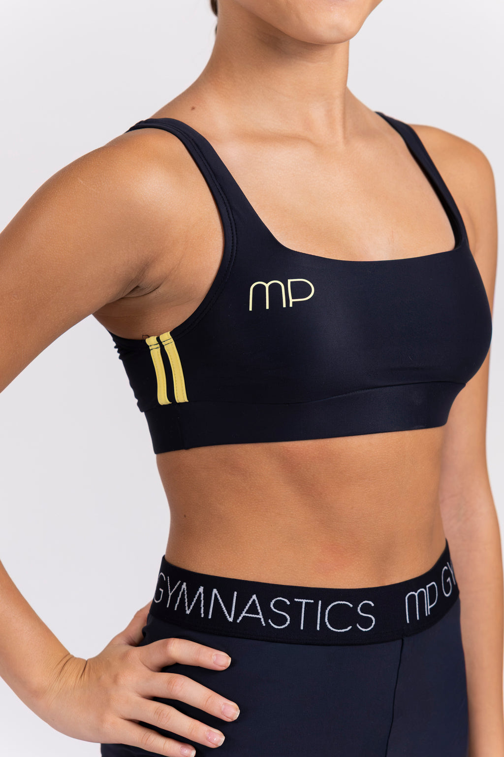 Black and Yellow Stripe Top