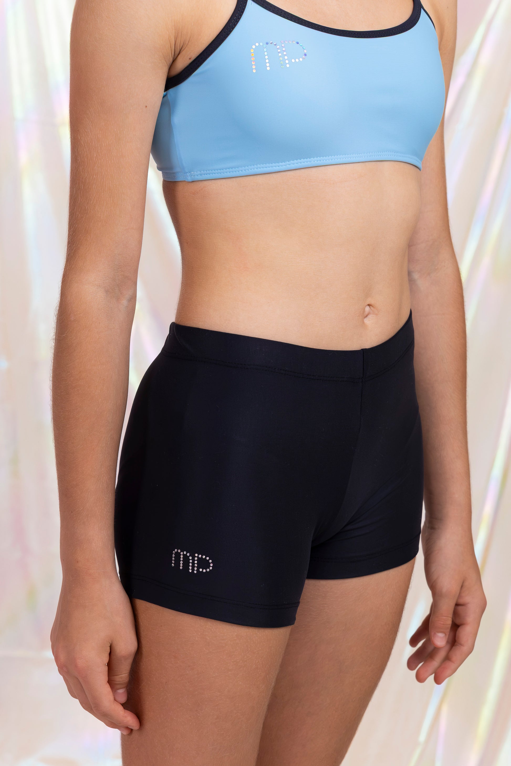 Black Twist Shorts