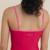 Magenta Pivot Leotard