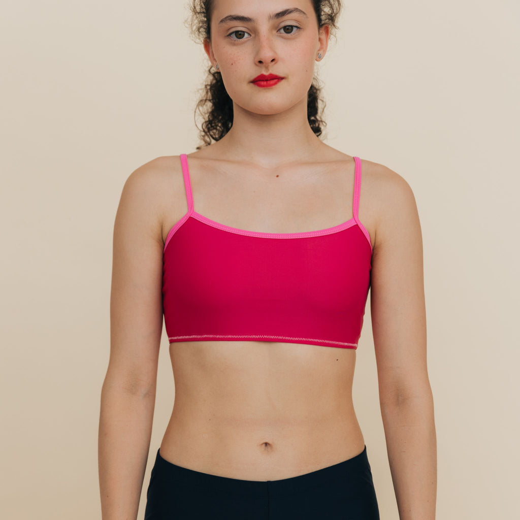 Magenta Pivot Top
