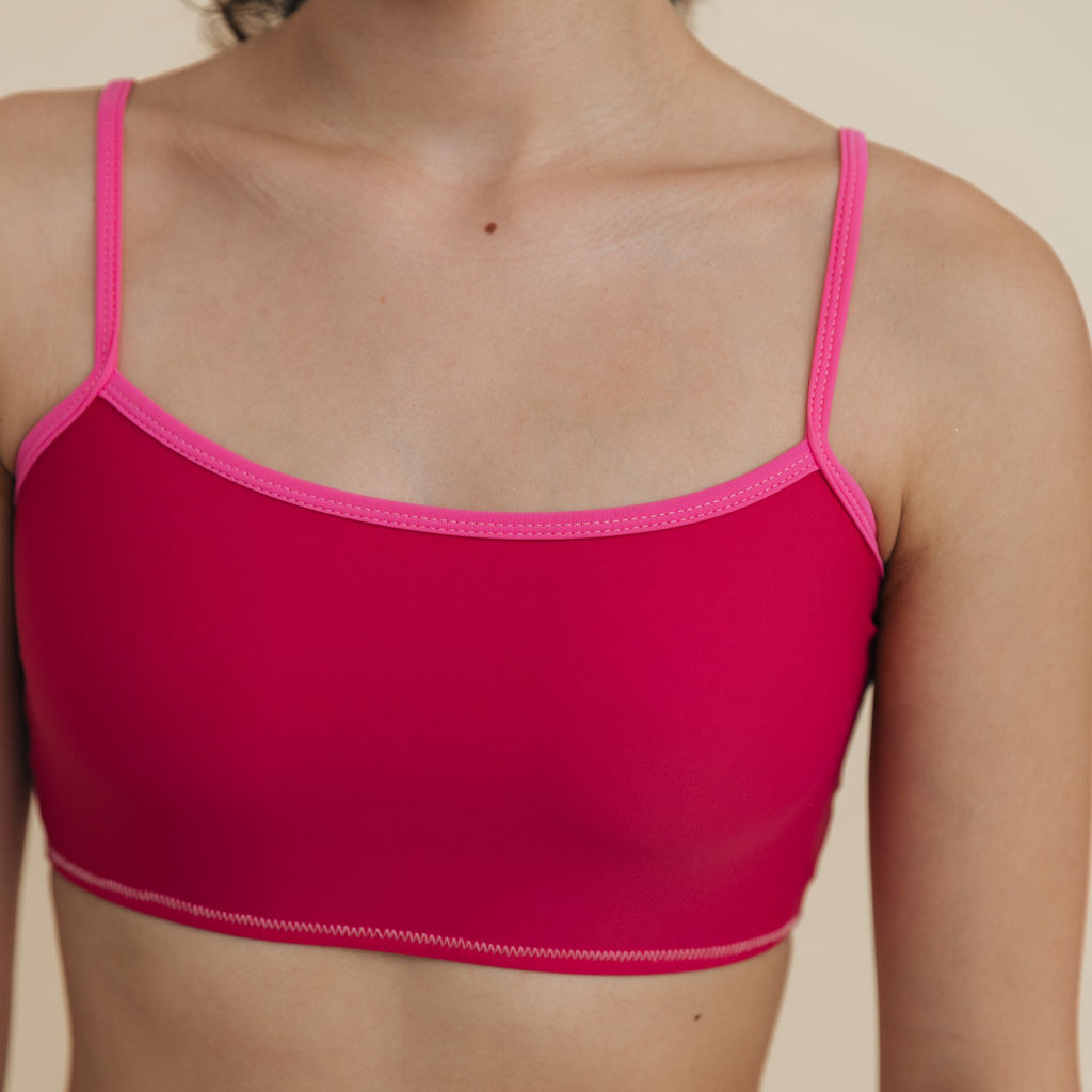 Magenta Pivot Top