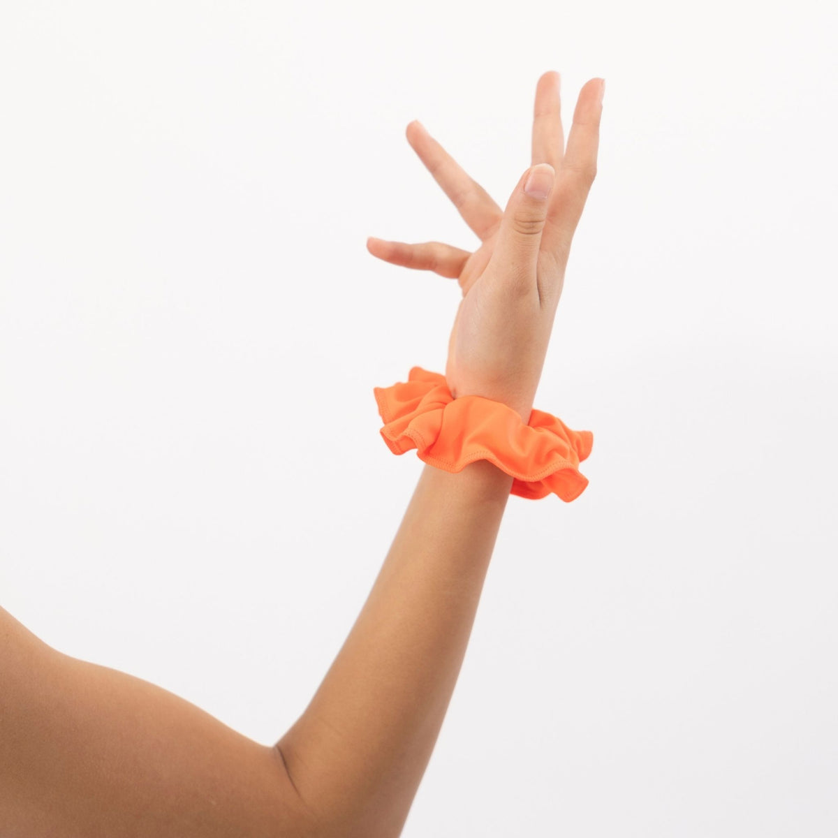 Live Orange Scrunchie