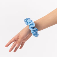 Scrunchie Azul Pastel
