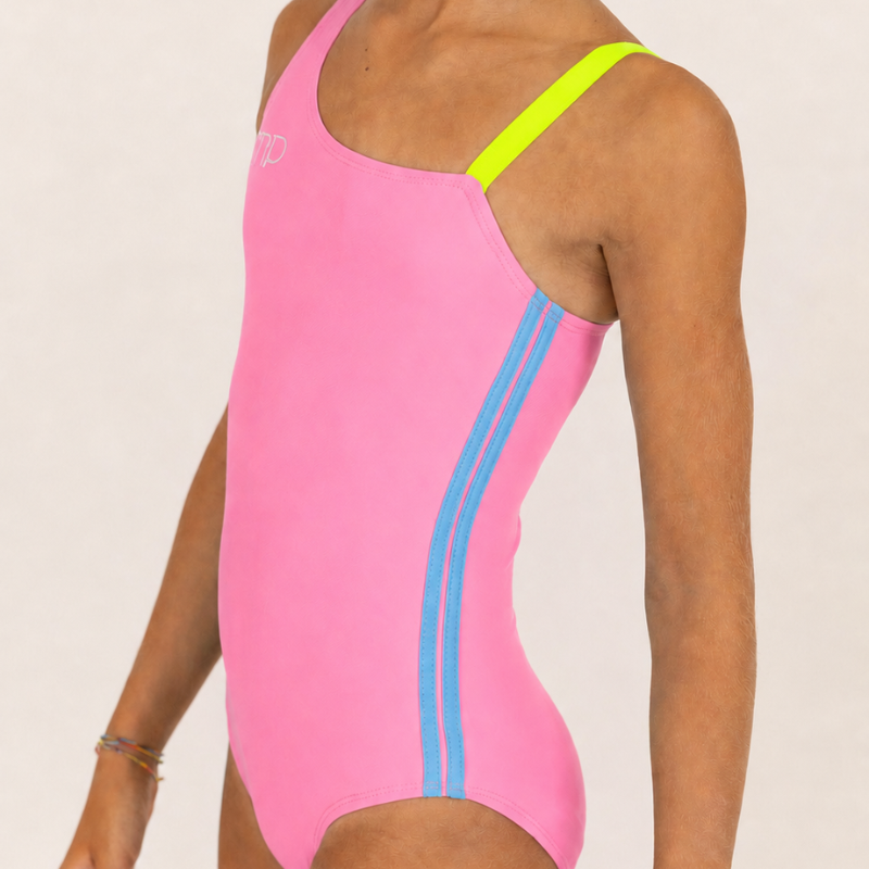 Maillot de Um Ombro Rosa | Divertimento puro