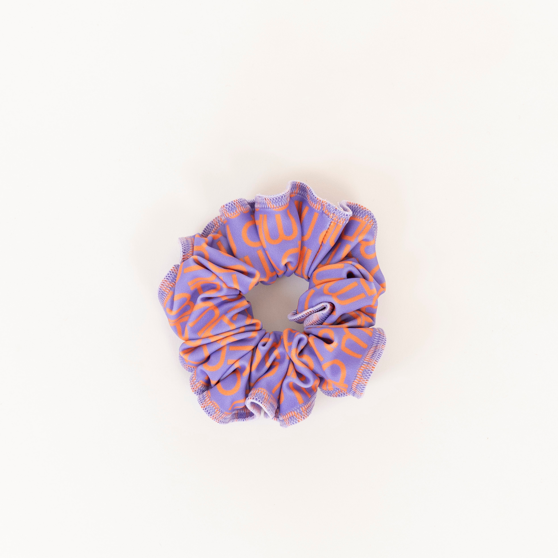 Purple and Orange Loop Scrunchie | Halloween Edition