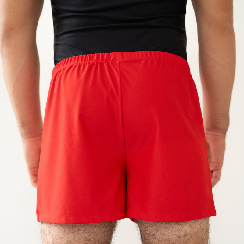 Red Pushup Shorts