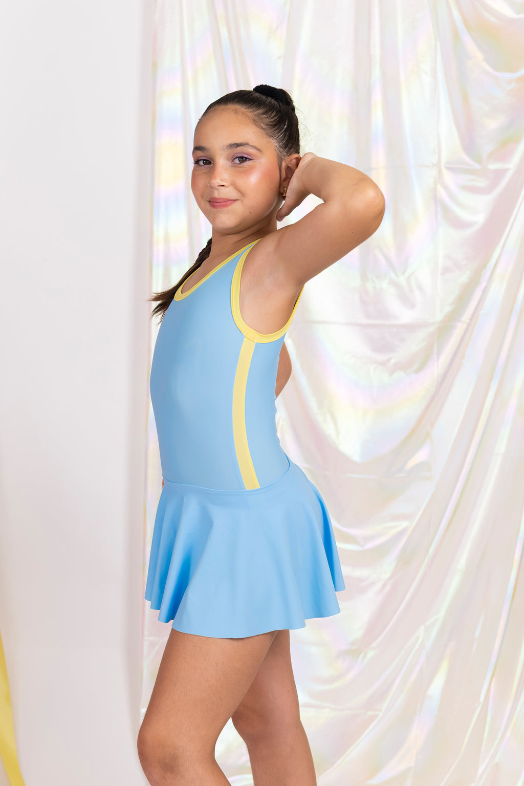 Baby Blue Skirted Leotard