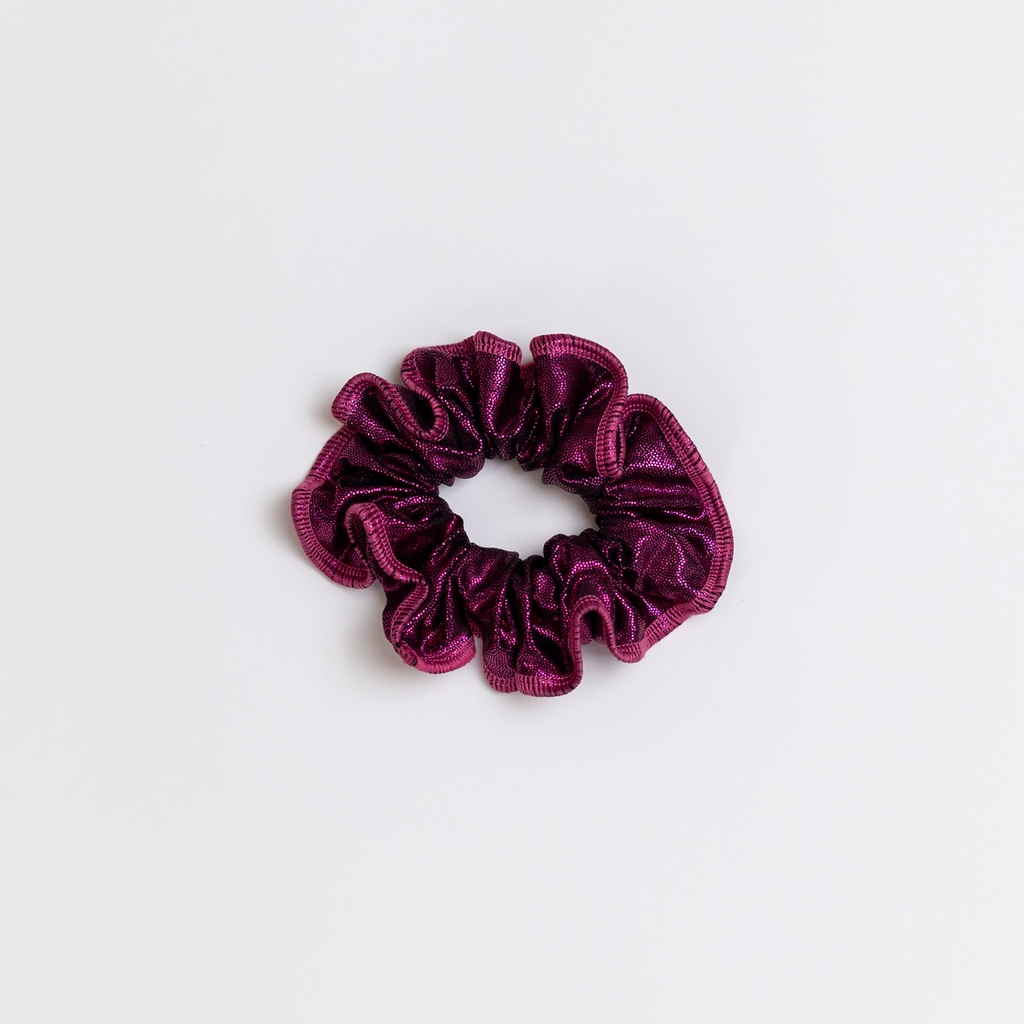 Shine Burgundy Scrunchie 
