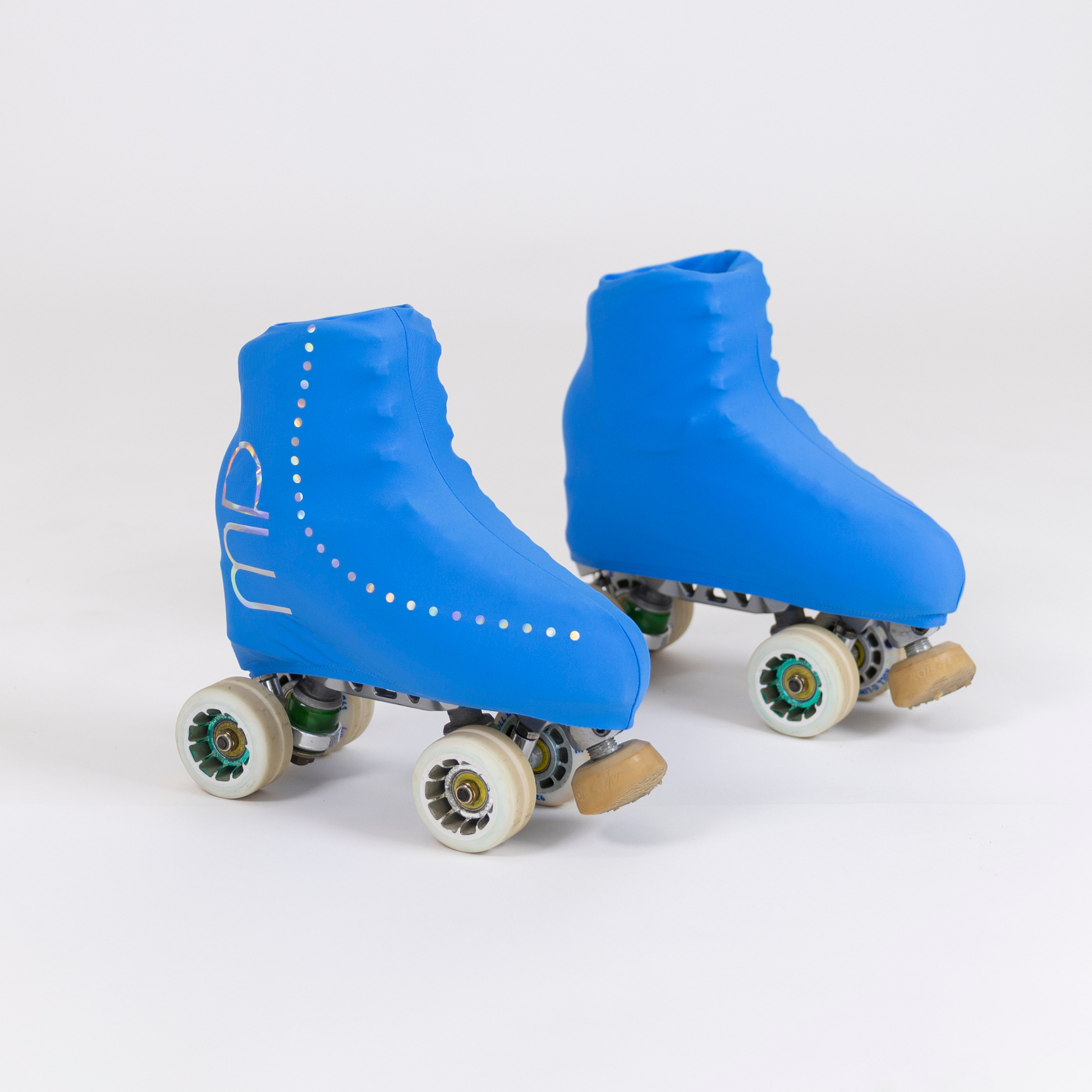 Wavy Blue Rollerskate Cover| Rollerskating Practice