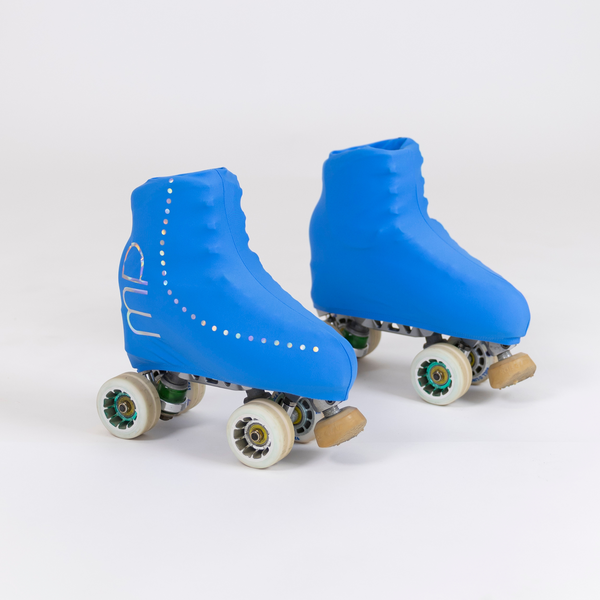 Wavy Blue Rollerskate Cover| Rollerskating Practice