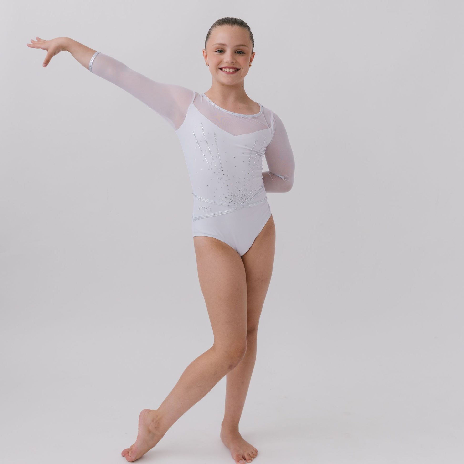 White Wonder Girl Leotard
