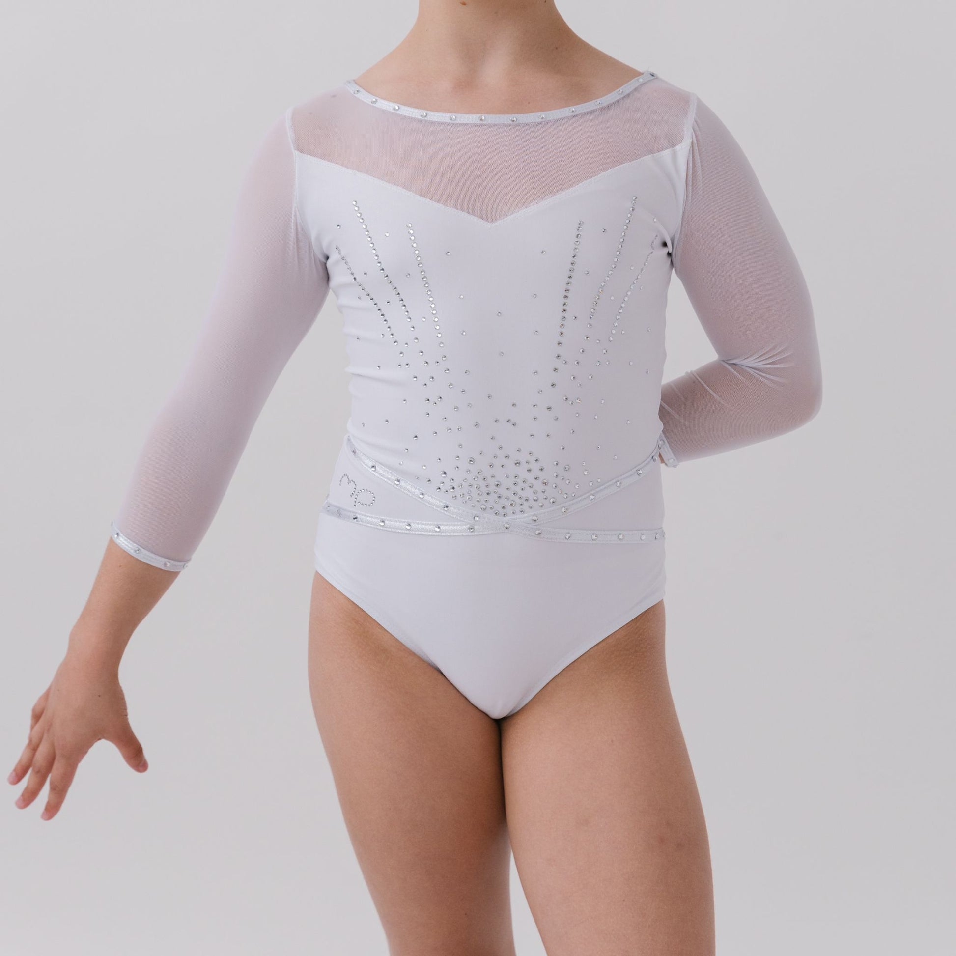 White Wonder Girl Leotard