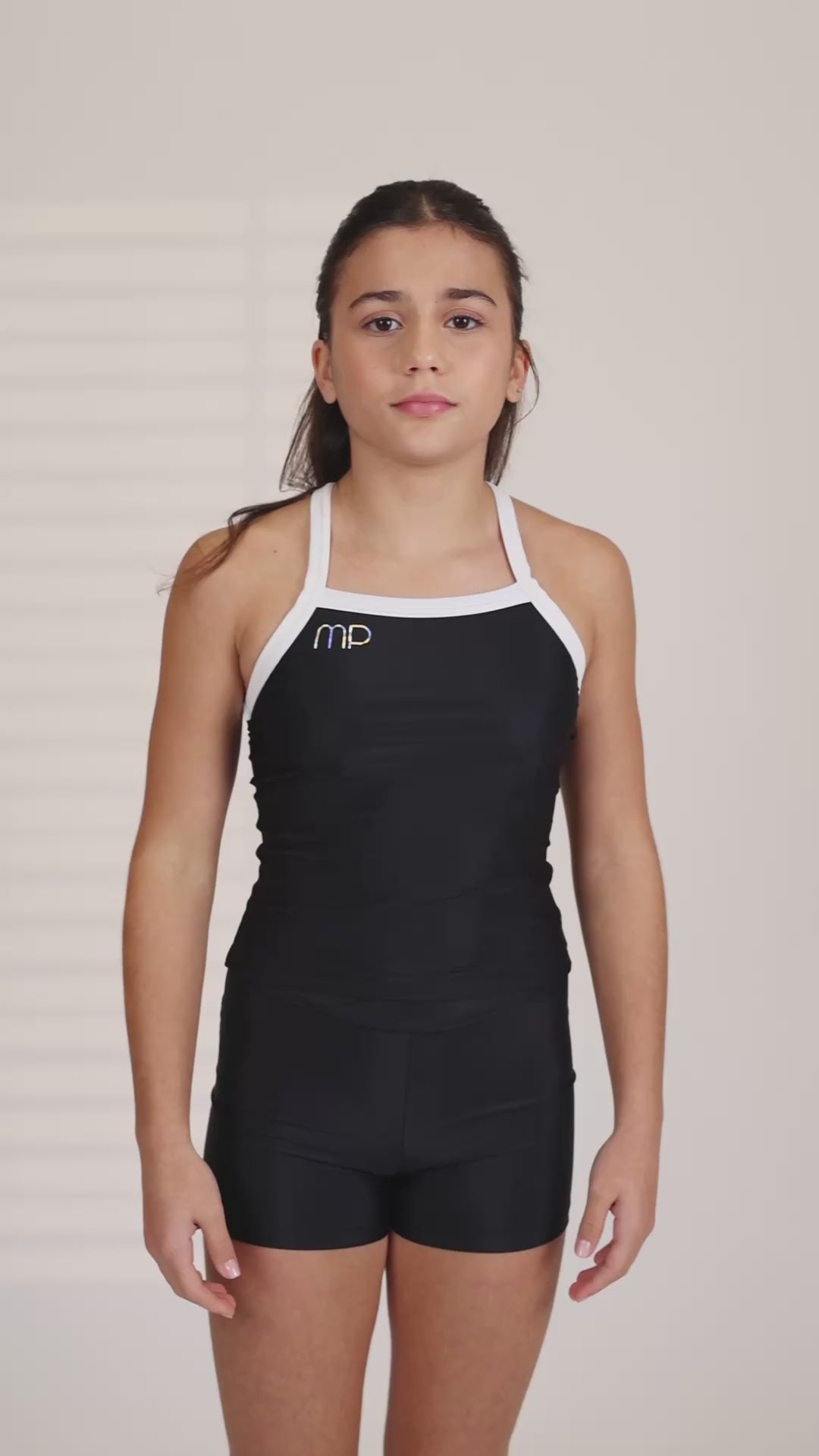 Black X-Back Long Top | Practice and Progress