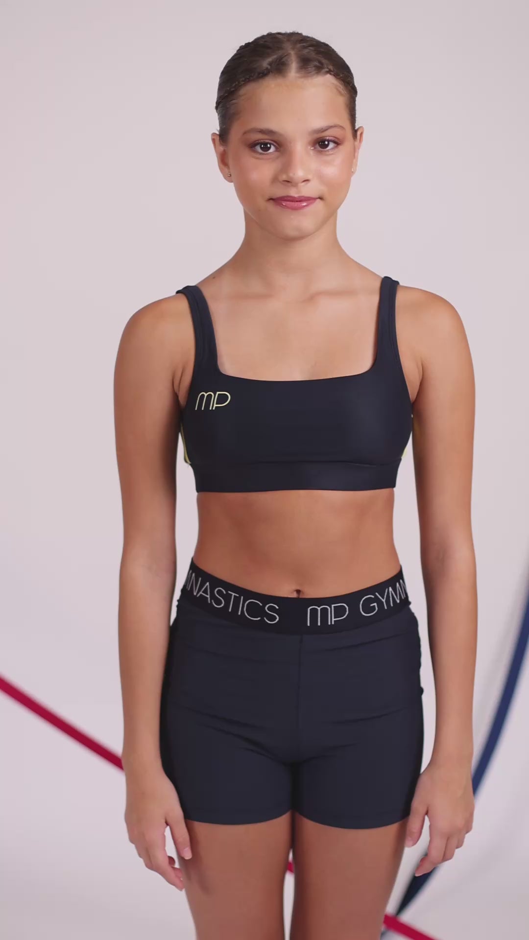 Black and Yellow Stripe Top