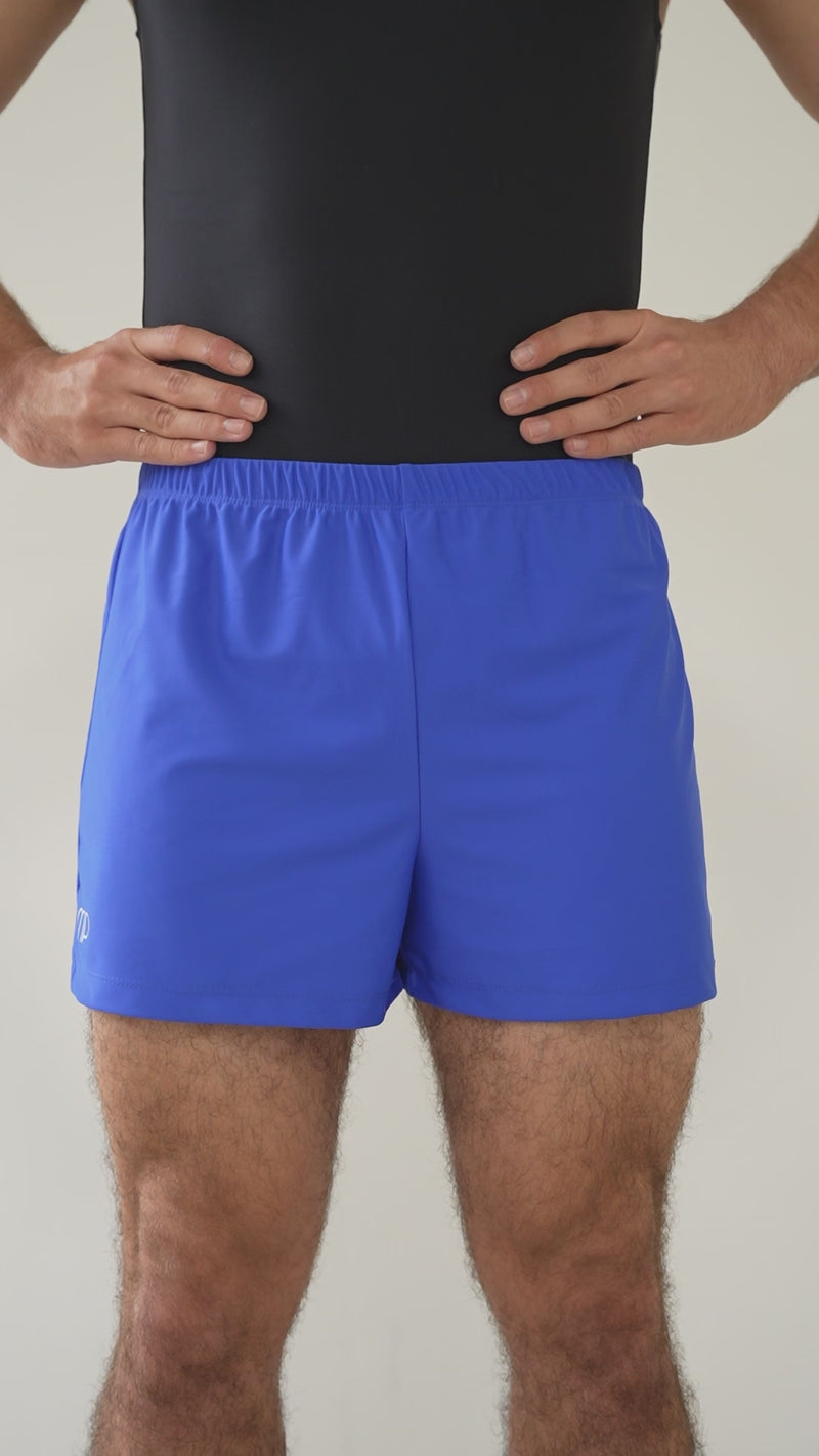 Blue Pushup Shorts