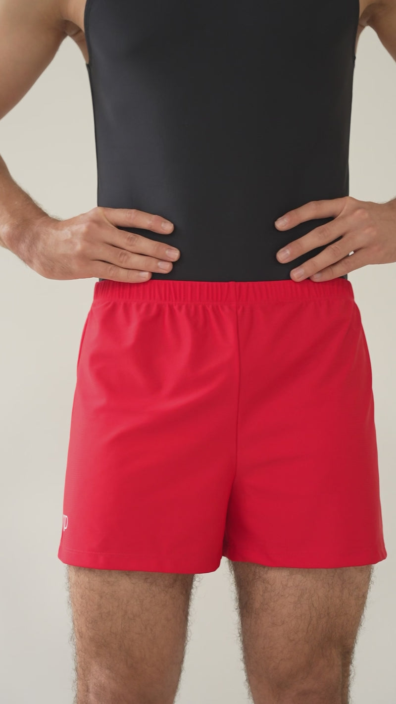 Red Pushup Shorts