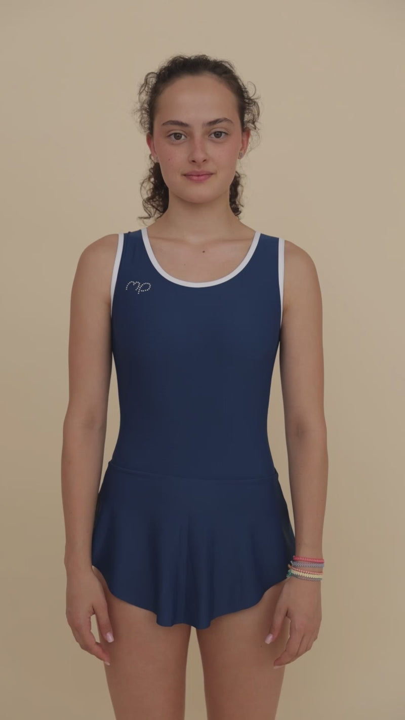 Maillot Plié Azul 