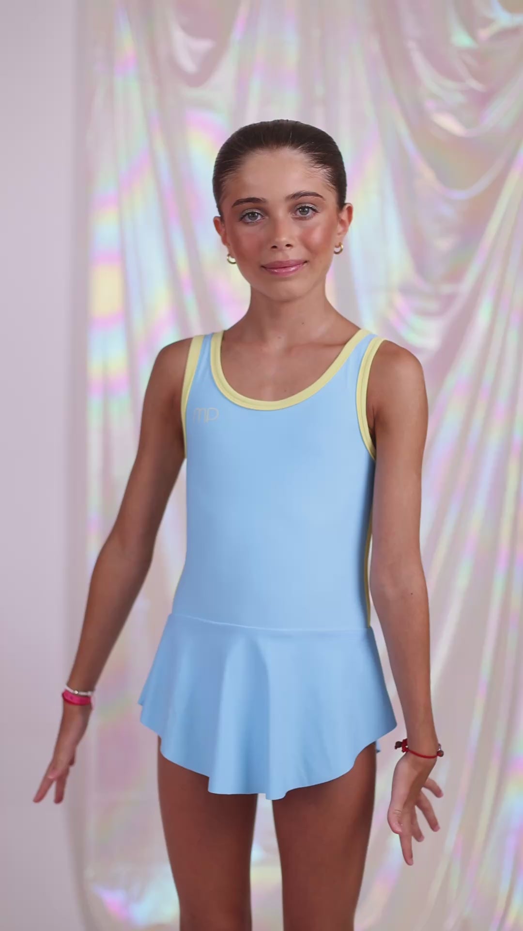 Baby Blue Skirted Leotard