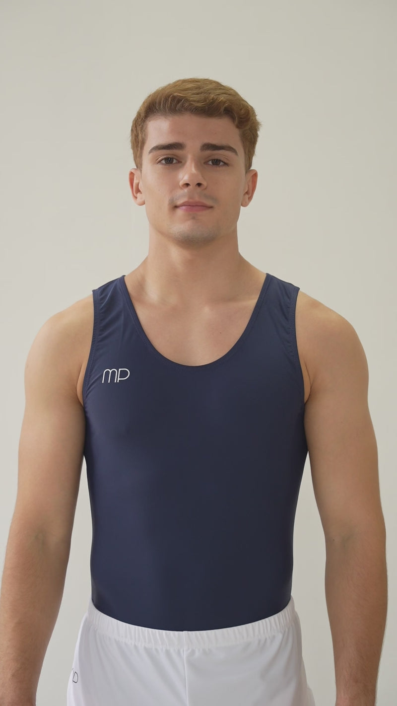 Dark Blue Split Leotard ▪️ Boy