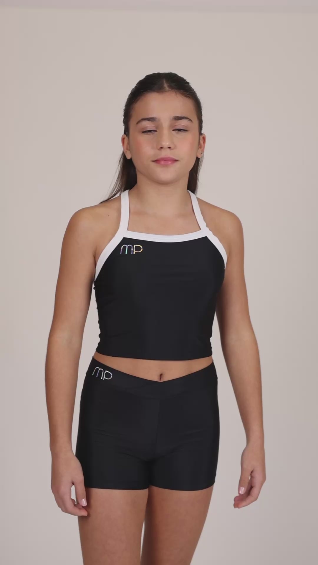 Black X-Back Top | Practice and Endurance