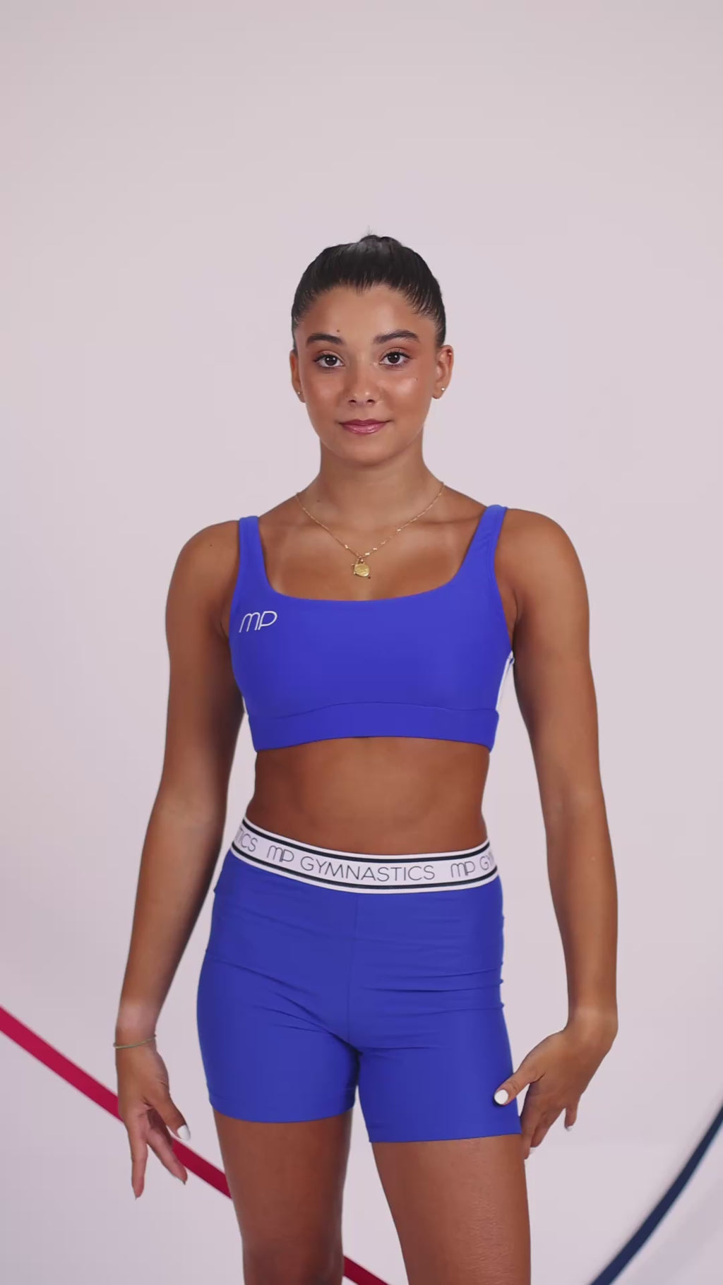 Blue and White Stripe Top