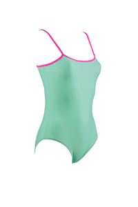 Water Green Pivot Leotard - MP Gymnastics