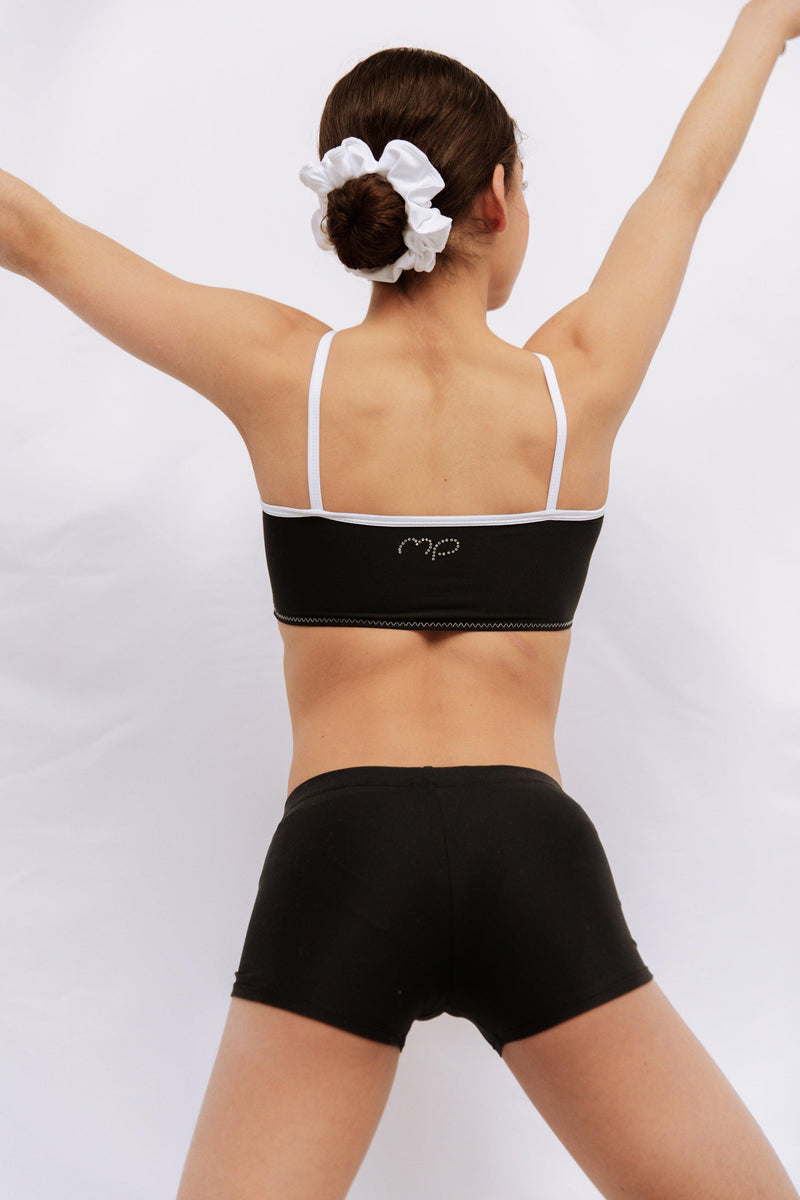 Black Pivot Top - MP Gymnastics