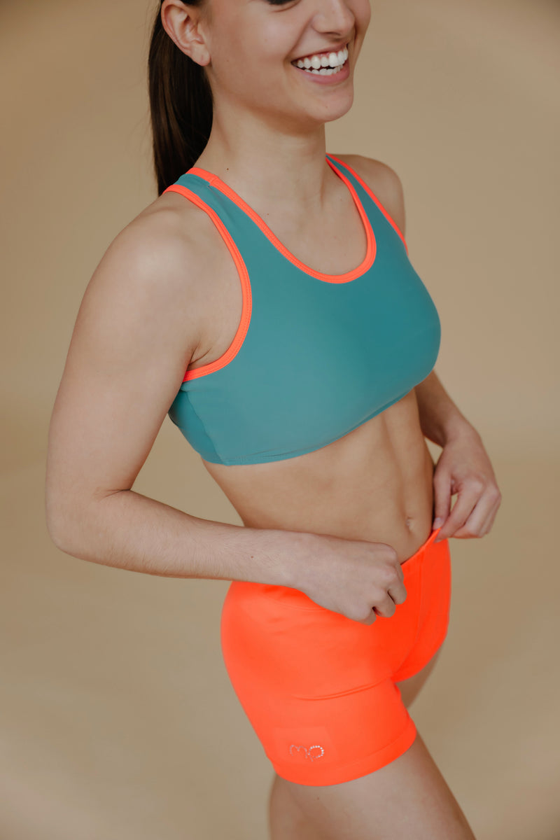 Teal Point Top - MP Gymnastics